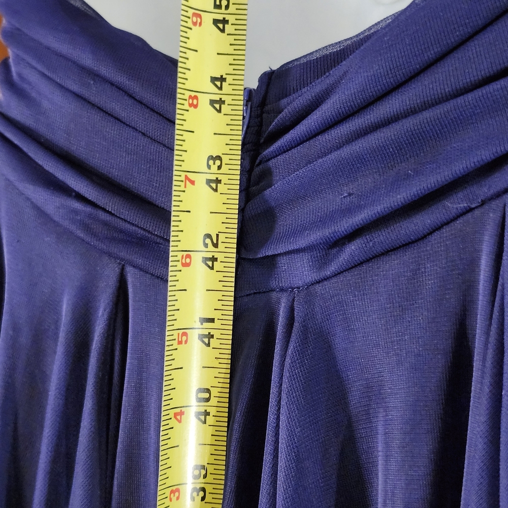 Camille La Vie High-Low Dress in Deep Blue - Picture 8 of 12